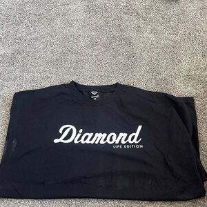 Diamond Supply Co. Black Tee with White Logo